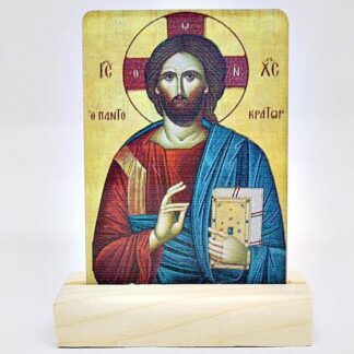 Εικόνα του Χριστού σε ξύλινη βάση